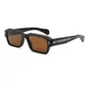 Gafas de Sol Cuadradas Europeas y Americanas Transfronterizas para Hombre, Gafas de Sol de Diseñador de Moda Retro de Gama Alta para Mujer, Gafas de Estilo Callejero, Gafas de Sol