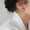 Pendientes de perla marrón dorado moca para mujer, plata S925, ligeros, de lujo, elegantes, de alta gama, 2024, nuevos