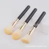 Pincel para Blush, Pincel para Pó Solto, Pincel para Pó com Cerdas Macias, Pó Compacto para Fixar Maquiagem, Pincel para Iluminador e Contorno, Pincel de Maquiagem que Não Solta Cerdas, Portátil
