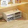 Caixa de Sapato Atacado para Entrada de Casa Dormitório Sapateira Caixa de Armazenamento Transparente Multicamada Armário de Sapato Simples Interno Armazenamento que Economiza Espaço