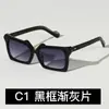 Nuevas Gafas de Sol Europeas y Americanas para Mujer 6206 Versátiles Transfronterizas Decorativas Espejo Plano Estilo Ins Casual Montura Ojo de Gato Gafas de Sol