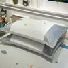 Fundas de almohada de seda helada de verano frescas y sencillas, juego de dos, 48x74 cm, fundas de almohada de ratán helado para uso doméstico, funda interior para núcleo de almohada de niños