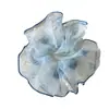 Diadema de Tulle de Princesa Sirena bajo el Sol~Diadema de Perlas Estilo Coreano con un Ambiente Brillante, Diadema Scrunchie de Nicho para Mujeres