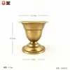 Utensilios para Arreglos Florales Europeos Retro Tianying Candelabro Jarrón de Hierro Mesa de Hotel Boda Adornos Florales de Mesa Florero