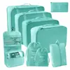 2025 Novas Sacolas Organizadoras Populares para Cosméticos, Mudança, Viagem, Conjunto de Sete Peças para Roupas, Colchas, Roupa Íntima, Desktop Atacado