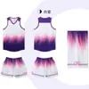 Conjunto de Uniforme de Basquete de Verão Respirável Ultrafino para Adultos e Crianças, Unissex com Números e Textos Estampados, Roupa Esportiva Direto da Fonte