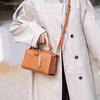 Bolso almohada de cuero suave para mujer 2023 Nuevo cuero genuino nicho bolso Boston primera capa piel de vaca bolso de mano casual bandolera