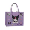 Bolso de mano, Bolso tote de fieltro, Bolso de fieltro de dibujos animados, Bolsa de recuerdo, Bolso tote de gran capacidad para llevar en la mano, Bolso de fieltro
