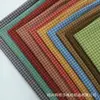 Tecido xadrez pequeno tingido em fio, com lavagem à areia, disponível em estoque para roupas femininas e infantis, camisas, vestidos, tecido xadrez