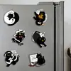 Nuevas Pegatinas Magnéticas de Gato Lindo de Acrílico para Refrigerador Creativas Lindas Mascotas Gato Negro Pequeño Animales Lindos Pegatinas Decorativas Magnéticas