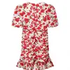 Roupas femininas populares europeias e americanas da AliExpress, transfronteiriças: vestido casual, confortável e versátil com decote V