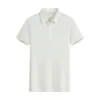 Camisa polo de seda helada para publicidad de verano, cuello de solapa, manga corta, overol, ropa de fábrica, impresión de logo en camiseta, ropa de trabajo personalizada, bordado