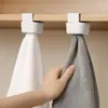 Trapo de Acabado para Cocina Tapón para Gabinete Almacenamiento de Puerta de Gabinete Pinza para Toalla de Mano de Plástico Tapón de Almacenamiento para Toalla de Mano Gancho de Tapón para Toalla Colgante
