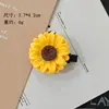 Pasador de Girasol, Pin Lateral Fresco y Dulce para Niña, Pin de Pato de Girasol, Pasador para Niños, Accesorios para el Cabello, Tocado