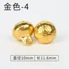 Botão de Cheongsam de Metal Botão de Bronze Sólido Vintage Botão Dourado Prateado Estilo Nacional Traje Tang Hanfu Botão Decorativo de Alta Qualidade