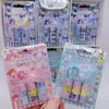 Nuevo Sanrio Kuromi Set de 9 Mini Cintas Portacintas DIY Pegatinas para Agenda Manual del Estudiante Exportación