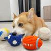 Brinquedo para cachorro resistente a mordidas dentes molares bola sonora artefato fumegante filhote de cachorro corgi filhote de cachorro golden retriever cachorro grande suprimentos para animais de estimação