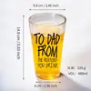 Copo de Cerveja Artesanal Personalizado Copo Criativo Copo Comercial para Suco Leite Boca Larga Copo Americano Pint Estilo Ins Copo de Vidro