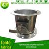 Válvula reguladora manual de aço inoxidável válvula de ar redonda válvula reguladora de volume de ar de aço inoxidável galvanizado válvula borboleta válvula selada