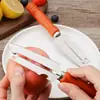 Cuchillo Pelador Raspador de Acero Inoxidable Herramientas de Cocina Domésticas Cuchillo para Frutas Cepillo Rallador Pelador Raspador de Escamas de Pescado