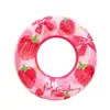 Flotador de natación portátil para niños con estampado de dibujos animados, flotador de natación engrosado y de alta elasticidad para niños y niñas en la playa