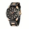 Relojes Populares Transfronterizos para Hombre, Relojes de Moda con Correa de Silicona, Relojes Deportivos con Calendario Multifuncional Venta al por Mayor Dropshipping
