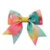 Acessórios de Cabelo Personalizados para Meninas de Natal Transfronteiriços Tecido Estampado Alce Acessórios de Festa Princesa Grampo de Cabelo Grampo de Cabelo 4791