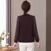 Novas Moda Primavera 2026 Tops para Mães, Estilo Elegante e Chique para Mulheres de Meia-Idade e Idosas, Roupas Femininas Primavera e Verão, Roupas Largas Plus-Size para Mulheres