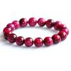 Pulsera de cristal en polvo púrpura ojo de tigre natural, pulsera de moda de obsidiana, pulsera de piedra semipreciosa, joyería de moda transfronteriza al por mayor