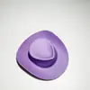 Novo Presente chapéu de pato amarelo pequeno acessórios mini chapéu de cowboy Chapéu de Palha Chapéu Jazz chapéu decorativo para boneca
