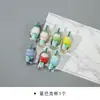 Aromaterapia Gesso DIY Acessórios Pedras de Fragrância Artesanais Pingente de Fragrância Desenho Animado Q Mini Boneca Clipe de Saída de Ar Decoração