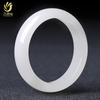 Pulsera de Jade Blanco Hotan de Xinjiang para Mujer A- carga Suet Kunlun Jade Pulsera Seda Dorada Joyería de Jade Suministro en Vivo