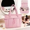 Nova Bolsa Tote Amazon Bolsa de Mão Feminina Leve Portátil Bolsa de Viagem Bolsa de Ombro Acolchoada Bolsa de Mão Casual