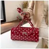 Colección Otoño 2026: Bolso de Mano Elegante y Moderno de Lunares y Bloques de Color, Bolso Tote Pequeño, Bolso Tipo Almohada de Moda y Minimalista, Bolso de Hombro