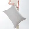 Estilo Nórdico Linho Espesso Cor Sólida 70 Almofada Grande Suporte Lombar Cabeceira Almofada Macia 60 Almofada Almofada de Cochilo para Sofá Almofada Lombar