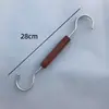 Ganchos para Loja de Roupas, Ganchos S, Cabides de Corda de Cânhamo, Adereços de Exibição, Painéis de Exibição de Madeira, Pregadores de Calça, Argolas para Lenço