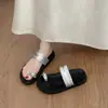 Pantuflas de Tejido con Suela Gruesa para Mujer, Nuevas Versátiles Zapatos de Playa 2026, Sandalias de Verano, Sandalias Elegantes y de Moda
