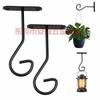 Gancho en forma de E nuevo transfronterizo Gancho para cesta de flores Gancho para plantas Gancho de pared Gancho de techo Soporte de fijación con tornillos