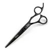 Tesoura de Cabeleireiro Wahl Personalizada Preta de 6,0 polegadas, Tesoura de Corte de Cabelo, Tesoura Reta, Tesoura de Franja, Tesoura Desbastadora