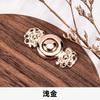 Estilo chinês hanfu fivela feminina Ming fivela de metal cheongsam fivela nuvem ombro acessórios fivela botão botão vintage