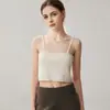 Camisola sin mangas de cachemir, color liso simple, amigable con la piel, capa base, tirantes finos, bandeau crop top, diseño de personalidad, ropa interior