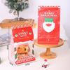 Bolsa de Embalaje para Pan de Navidad Autosellable Bolsa Pequeña para Pan Comida Bolsa de Papel Kraft Blanco Bolsa para Empaque de Pan Tostado en Rebanadas para Hornear 450g
