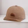 Sombrero Casual con Letra Suerte para Bebé Protección Solar Personalizado Nube para Bebé de Borde Suave Sombrero de Pico Estilo Chino de Exportación
