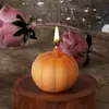 Poppy Resina Cristalizada Superfície de Areia Grande, Médio e Pequeno Enfeites de Abóbora de Natal DIY Aromaterapia Gesso Vela Molde de Silicone