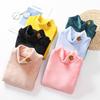 Camiseta Térmica de Manga Larga de Terciopelo para Niños, Engrosada y Cálida, Capa Base de Cuello Alto para Niños Pequeños y Niños Pequeños para Otoño e Invierno