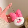LLAVERO HECHO A MANO PARA EVENTOS CADENA MUÑECO DE PELUCHE COLGANTE DE MUÑECA BOLSA CON CORAZÓN DE NIÑA JOYERÍA COLGANTE PARA MUÑECA