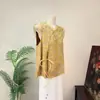Zhi LiNova Blusa Jacquard Borboleta Estilo Chinês com Manga Flare 2026 Verão Nova Estilo Nacional Jovem Top