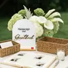 Letrero acrílico para mesa de postres de boda 'el amor es dulce' decoración de mesa con soporte y estampado floral