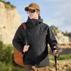 Ropa de Exterior Suave Softshell Transfronteriza Personalizada Completamente Sin Costuras Resistente al Viento Impermeable para Viajes al Aire Libre Alpinismo para Hombres y Mujeres