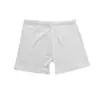 Calças de segurança femininas anti-exposição leggings de modal para o verão roupa externa shorts finos pretos para usar por baixo Calças de segurança brancas